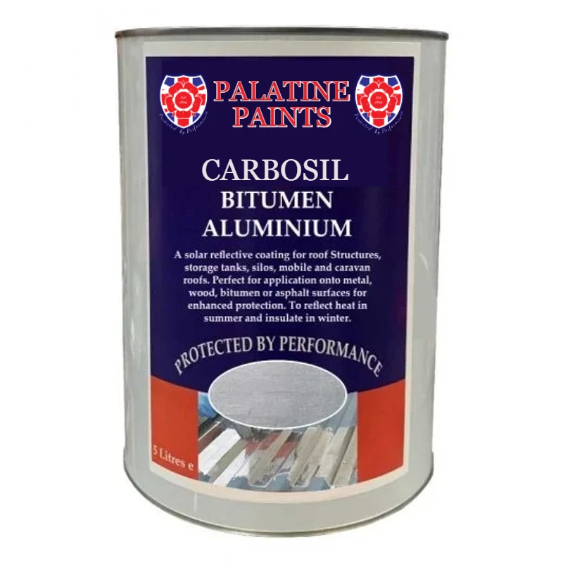 Carbosil Bitumen Aluminium Solar Reflective Paint 5L