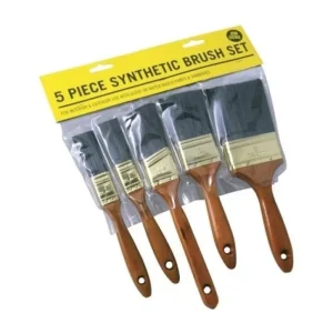5pc Job Done Synthetic Brush Set