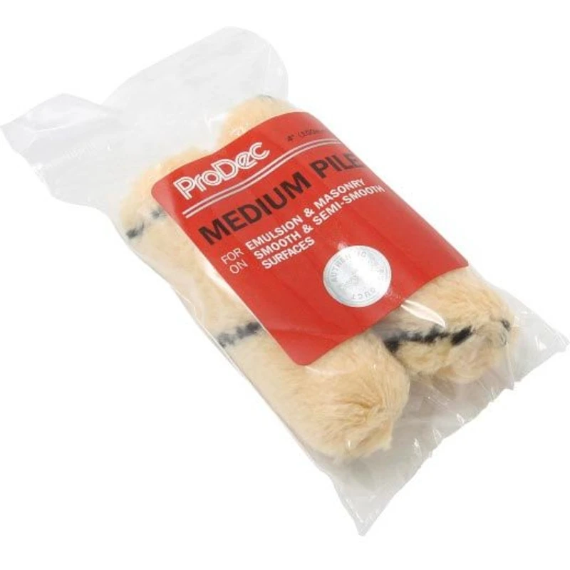 4" Tiger Medium Pile Mini Roller Sleeves 2Pk