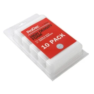 4" /100mm High Density Gloss Foam Mini Roller Refills 10 Pk