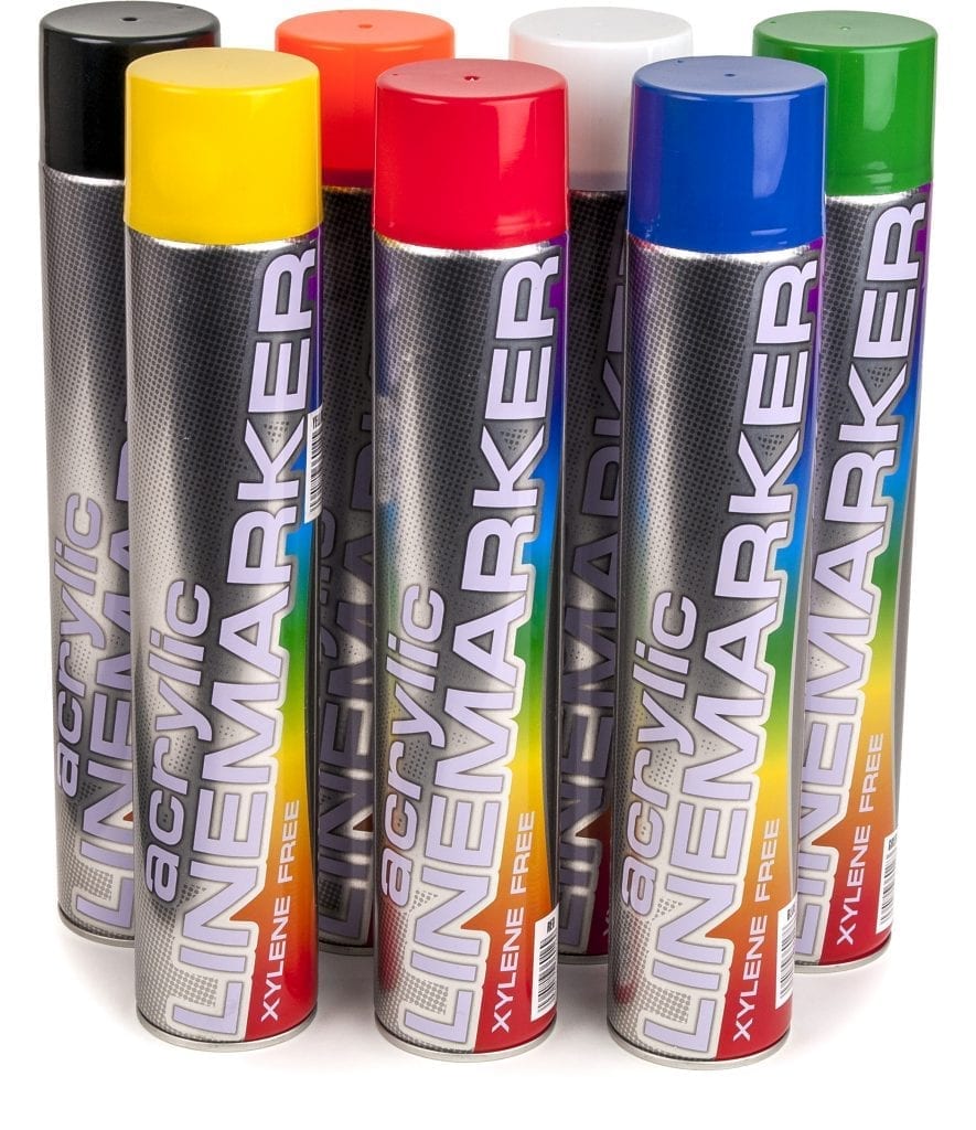 Acrylic Line Marker Spray 750ml Available from Palatine Paints