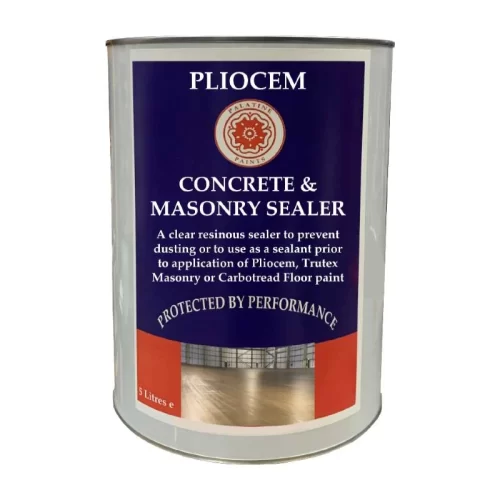 A tin of Pliocem® Clear Concrete Sealer 5L