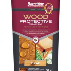 Barrettine Wood protective treatment purple tin