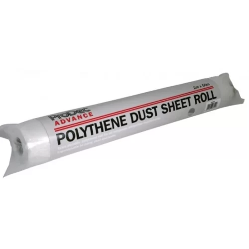 50m Roll Poly Dust Sheet