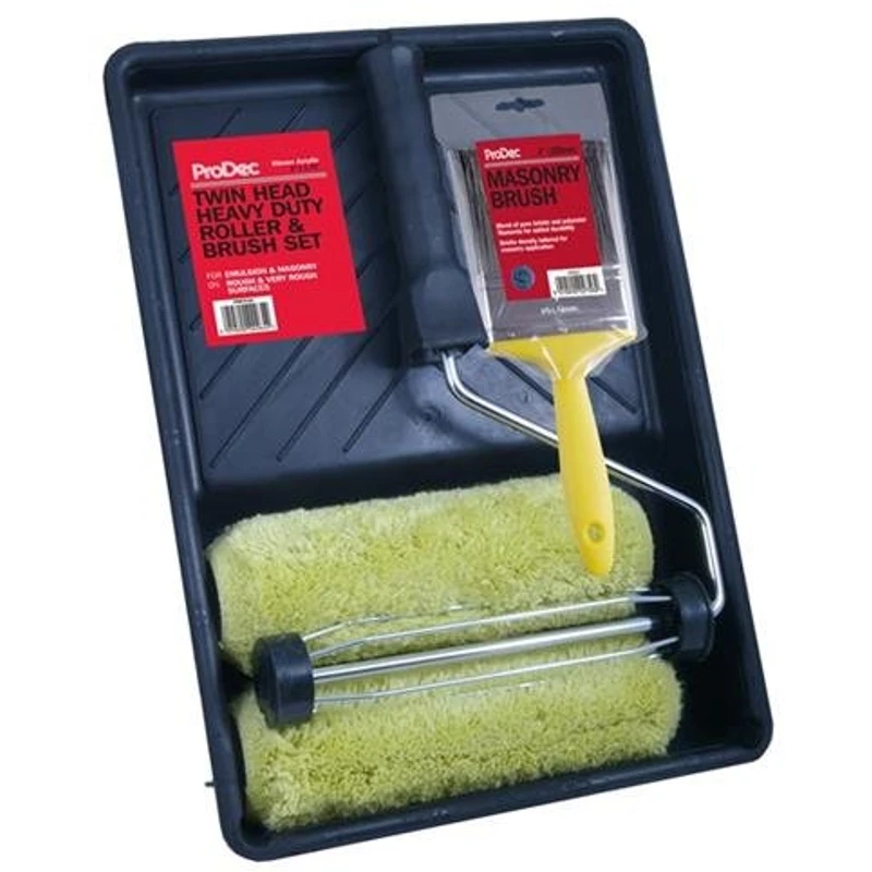 9″X1.75″ Twin Head Masonry Kit + Brush