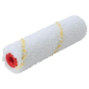 2 Pk 4"/100mm Short Pile Microfibre Mini Roller Refills