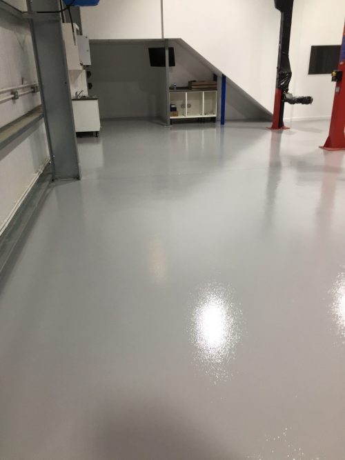 Carbotread Floor Paint after use
