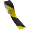 Self Adhesive Black and Yellow Hazard Warning Cloth Tape 50mm x 33m