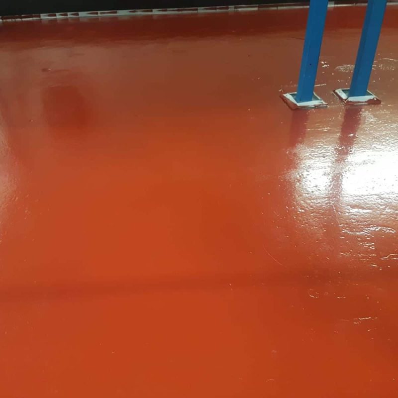 Red floor paint hotsell
