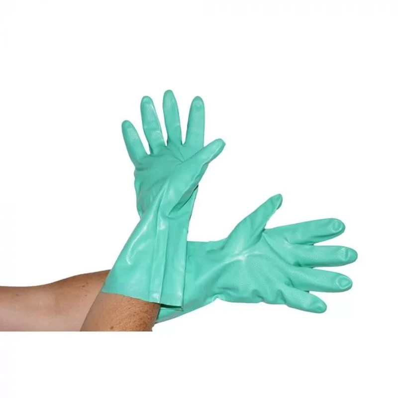 Nitrile Gloves Solvent Open Top Gauntlet 13inch
