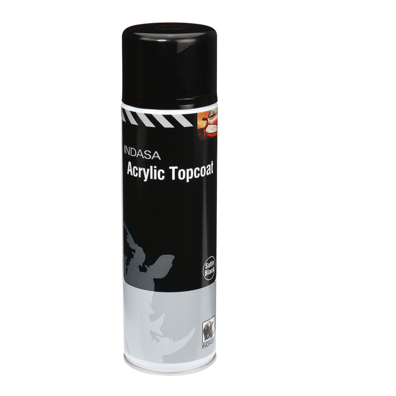 Indasa Acrylic Spray Paint Satin Black