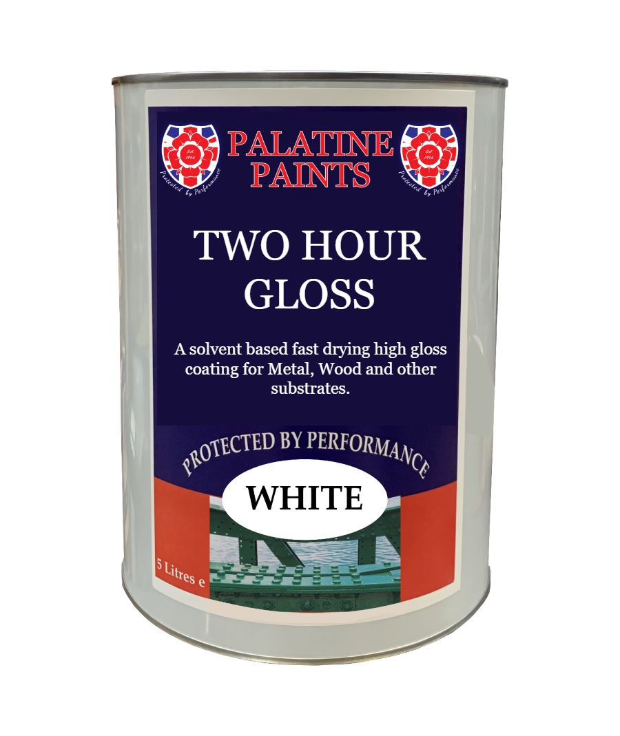 Two Hour Gloss White - High Gloss Fast Dry Paint