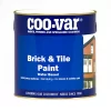 A tin of Coo-Var Water Based Brick & Tile Paint