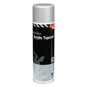 a can of Indasa acrylic wheel silver spray