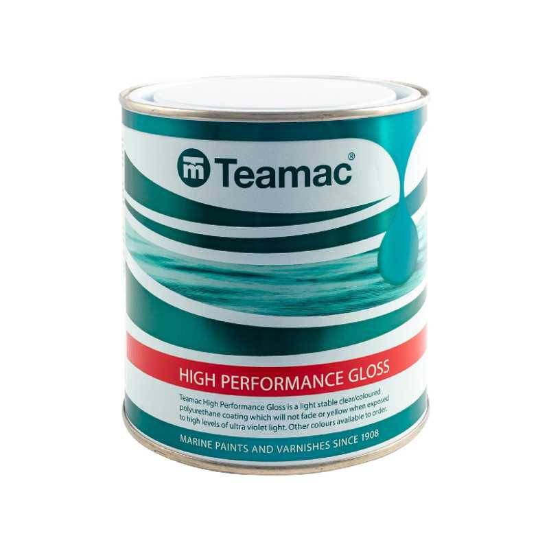 A tin of Teamac High Performance Marine Gloss