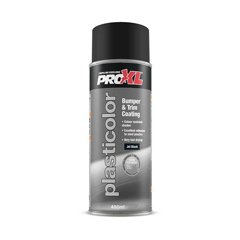PROXL Plasticolour plastic spray Jet Black