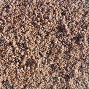 Brown rock salt