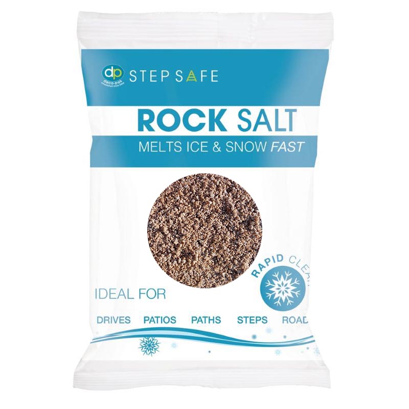 A 20KG bag of brown rock salt