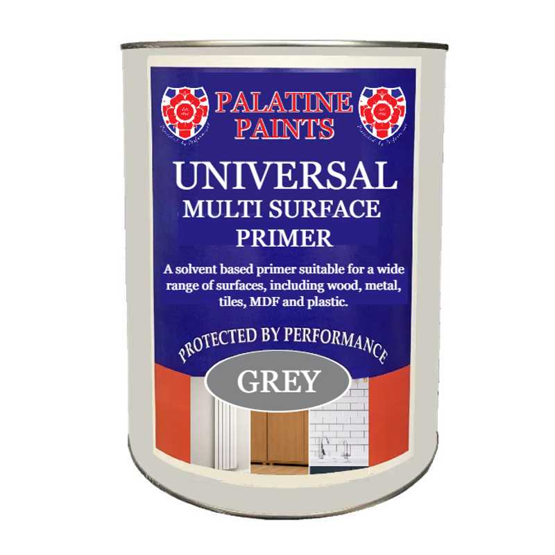 A tin of Palatine Universal Multi Surface Primer