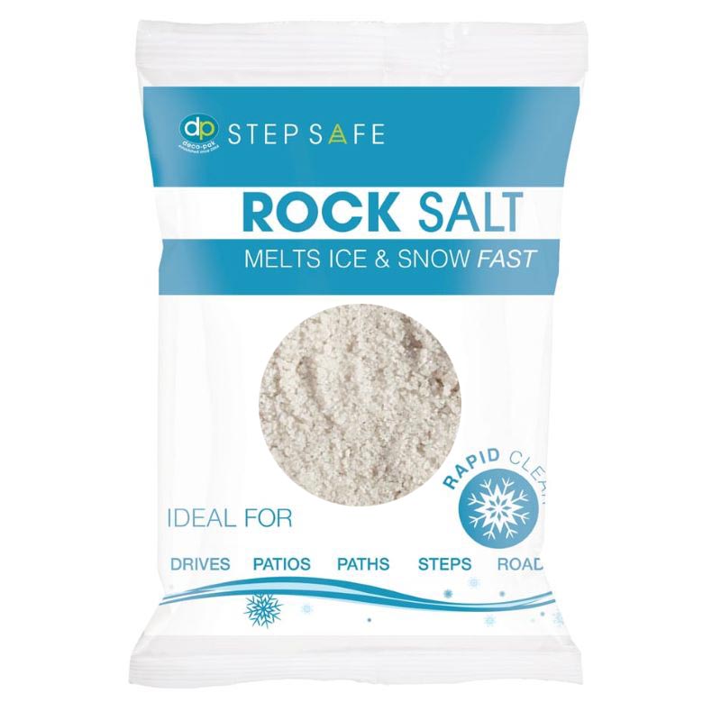 A 20KG bag of white rock salt