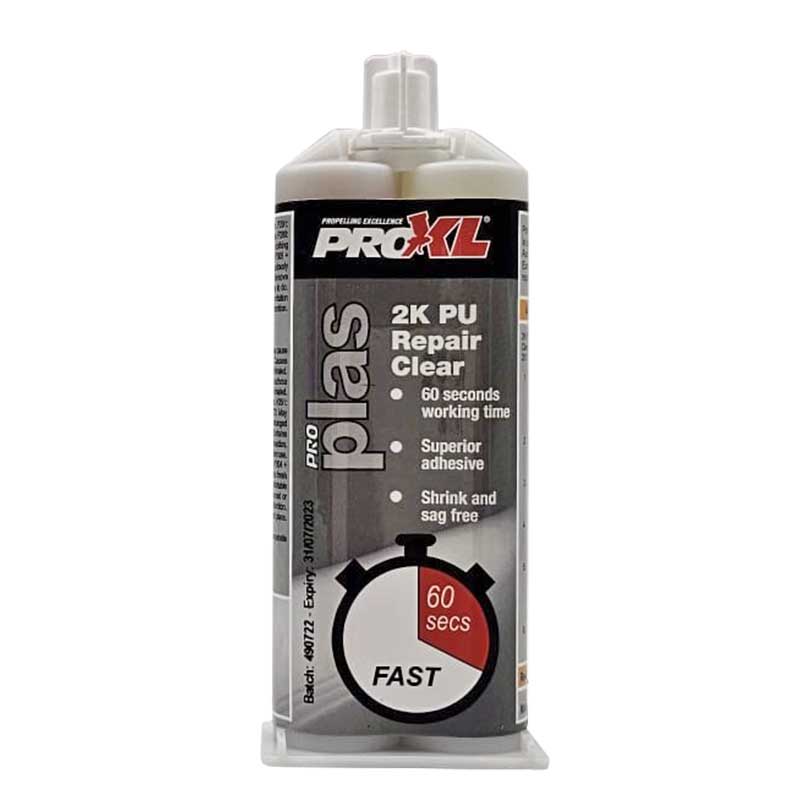 ProPlas 2K PU Car Repair Glue Clear