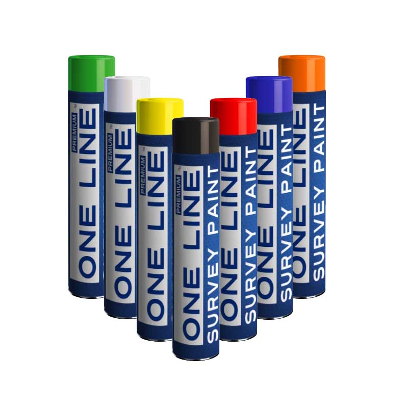 Survey Line Marking Spray Paint 750ml All Colours