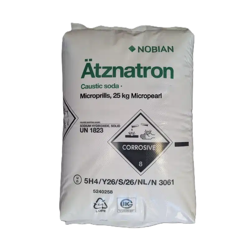 25kg bag of caustic soda micropearl