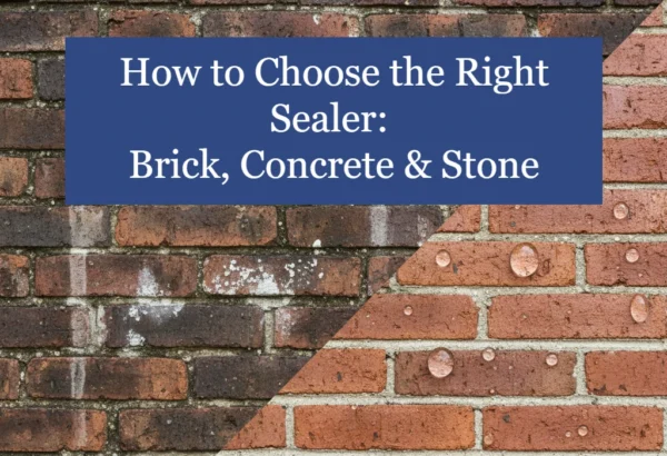 a guide on how to choose the right sealer for brick work.